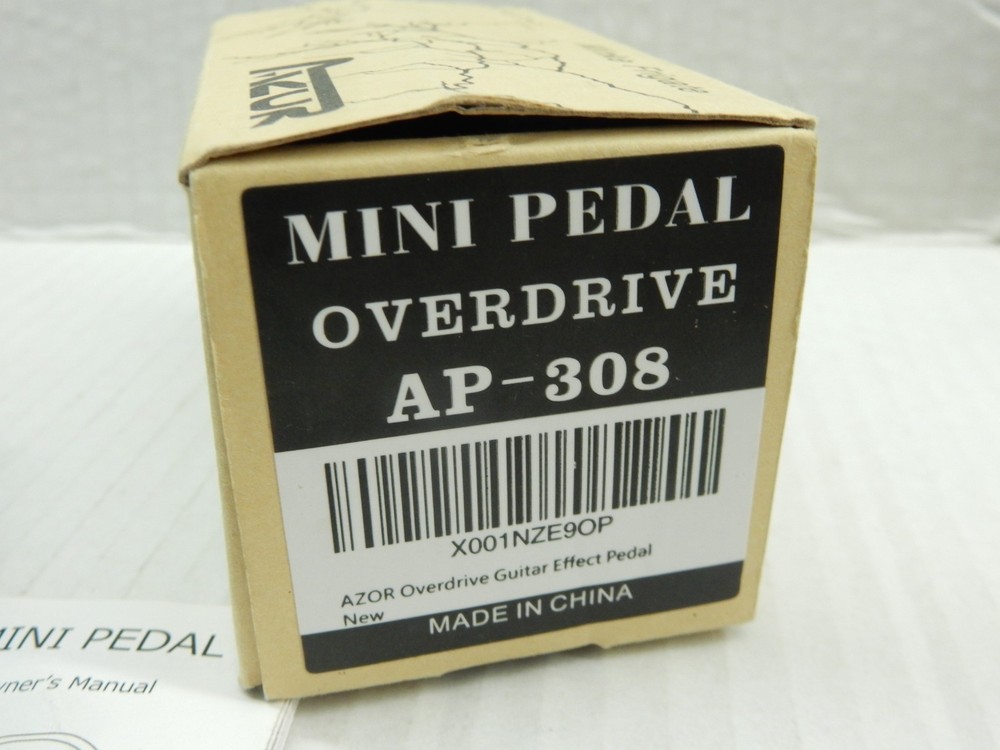 AZOR AP-308 OVERDRIVE MINI GUITAR EFFECTS PEDAL