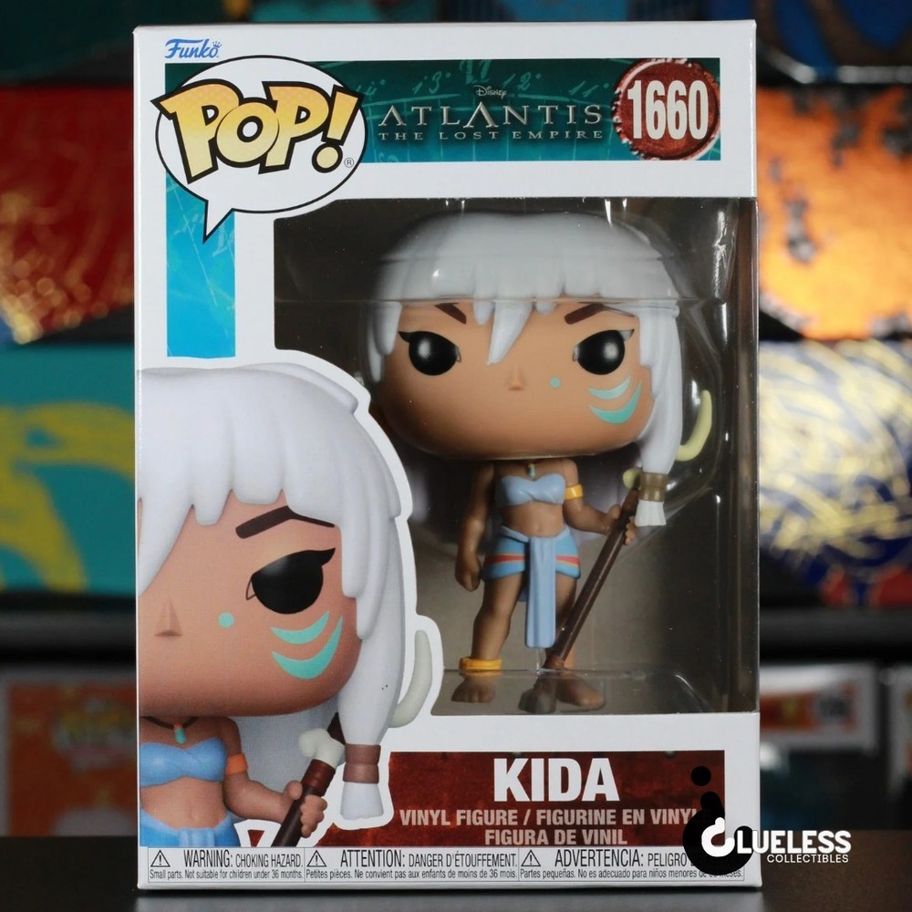Funko Pop! Atlantis The Lost Empire Kida #1660 And Pop Protector