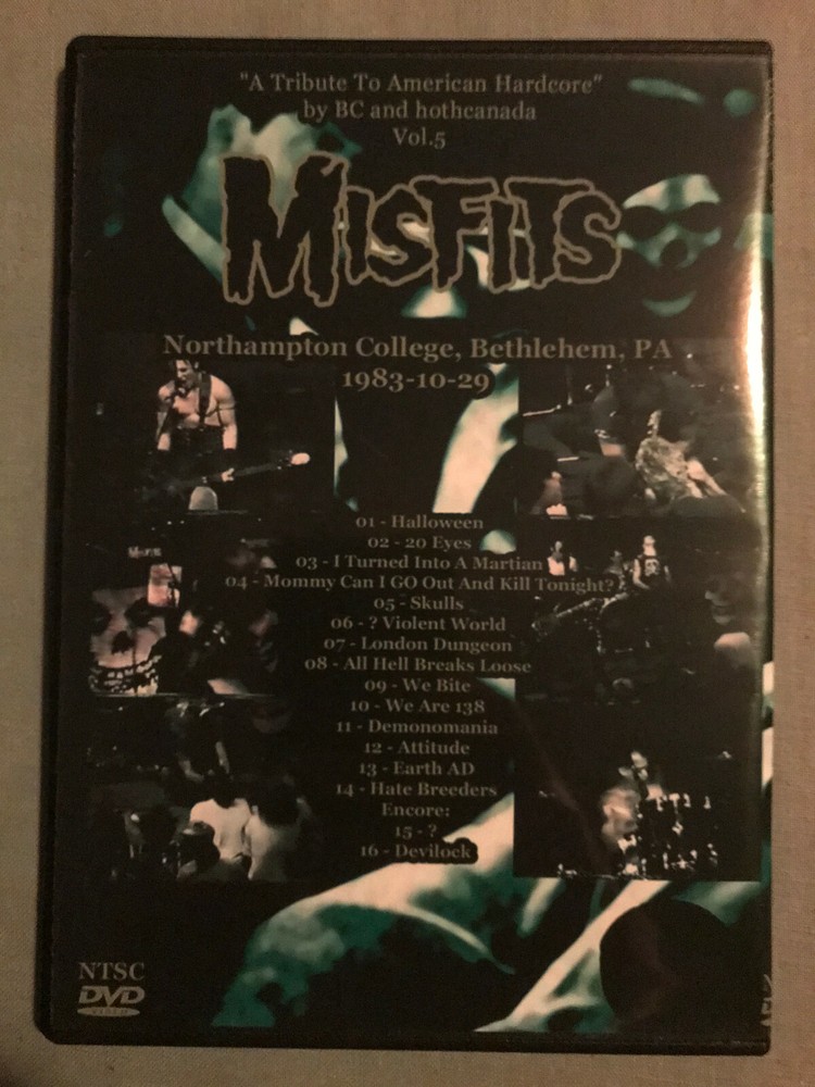 Misfits - Walk Among You - Live DVD Bulk Item LOT of 6 Danzig Samhain