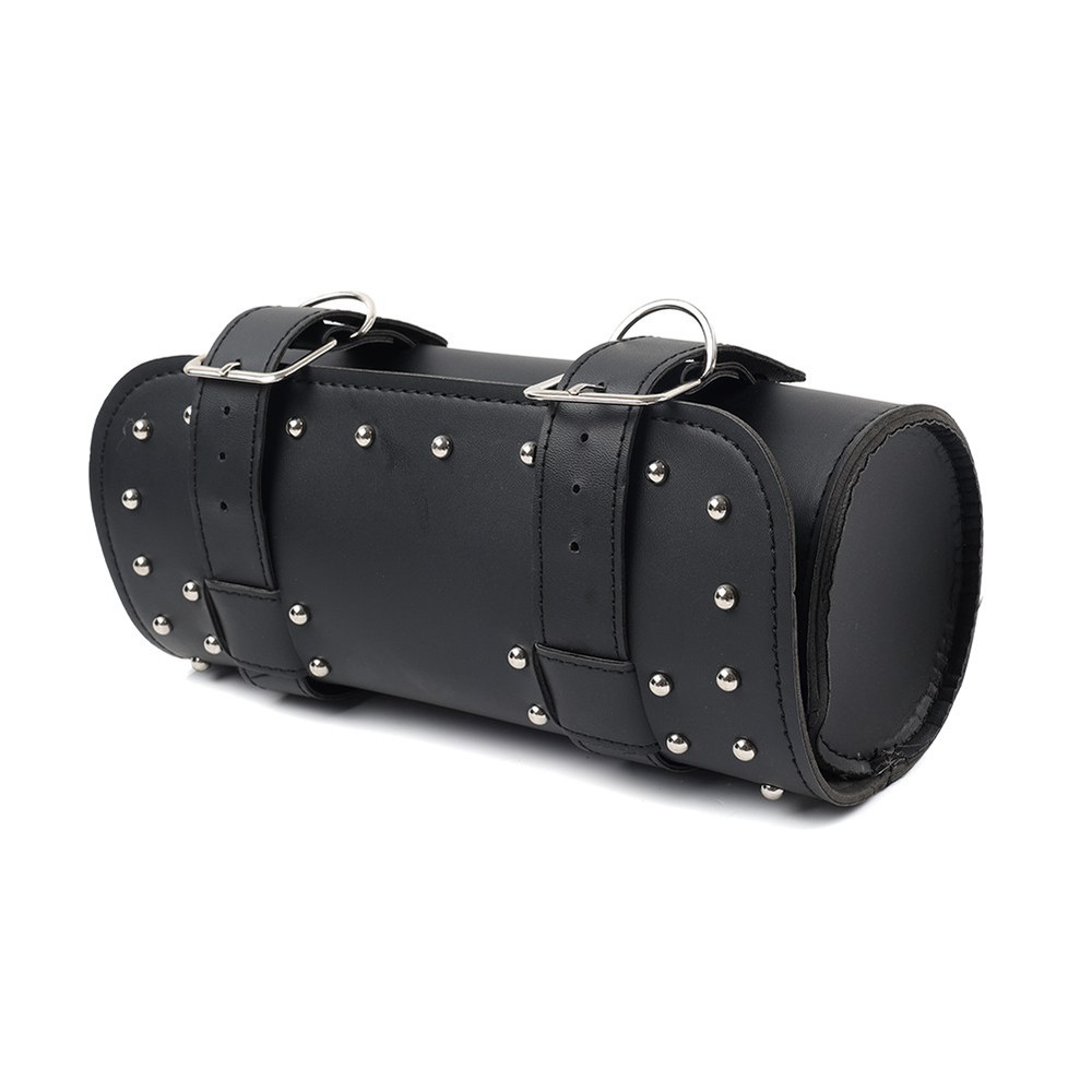 Black Motorcycle Fork Tool Bag Handlebar Bag Storage Saddle Bags