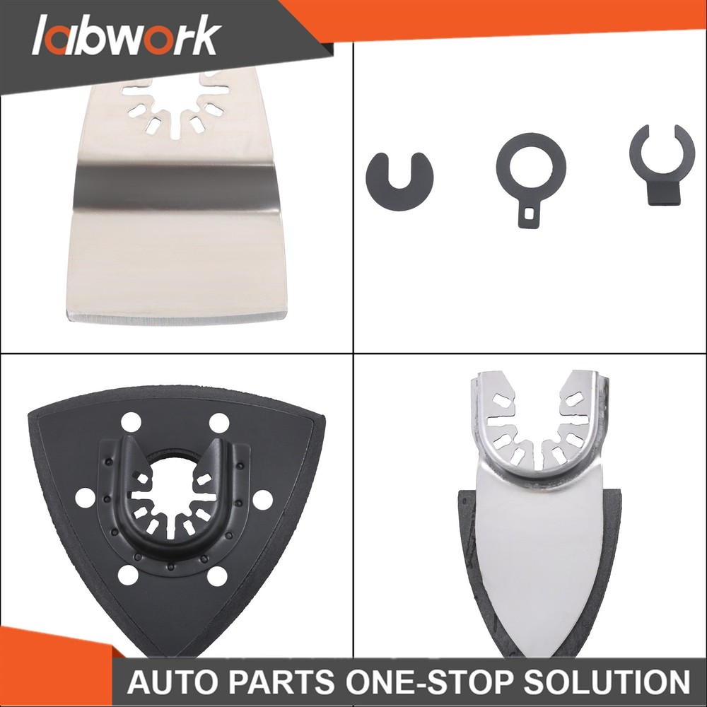Labwork 116pcs Oscillating Multi-Tool Blades Kit - Fast Cutting & Smooth Sanding