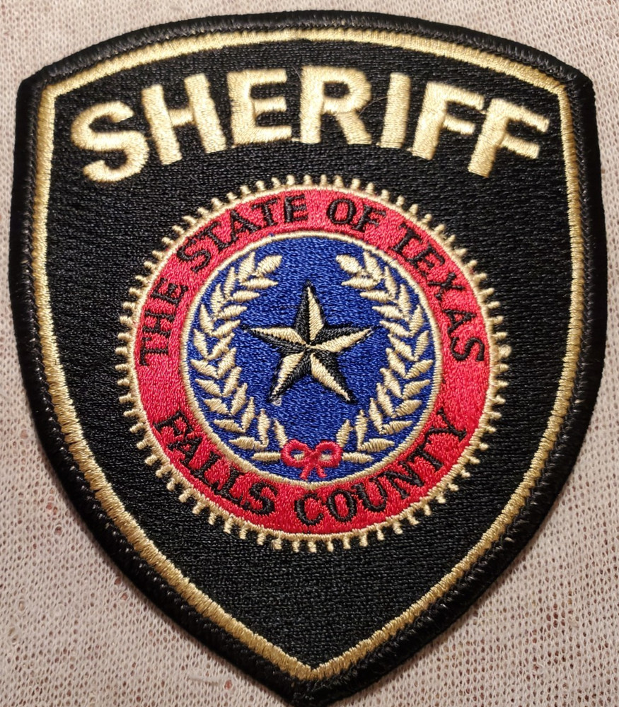 TX Falls County Texas Sheriff Shoulder Patch
