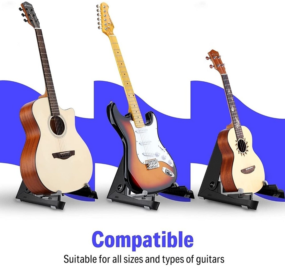 Donner DS-2 Foldable Guitar Stand ABS Plastic w/ Silicone Pads