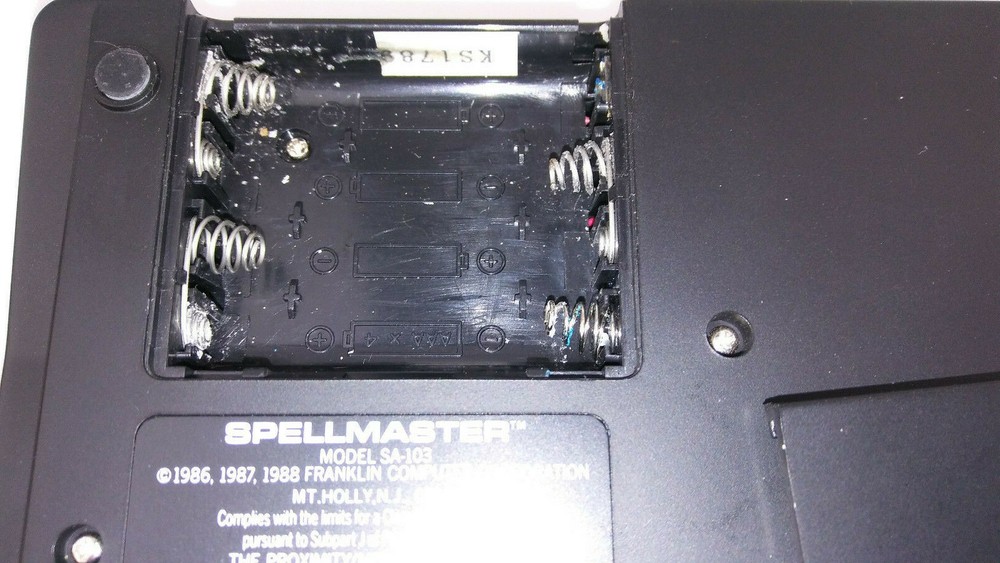 FRANKLIN COMPUTER SPELL MASTER MODEL SA-103 ELECTRONIC SPELLER (TESTED & WORKS)