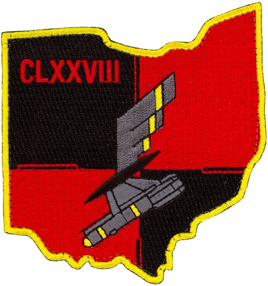 USAF 178th OPERATIONS SUPPORT SQUADRON HELLFIRE PATCH