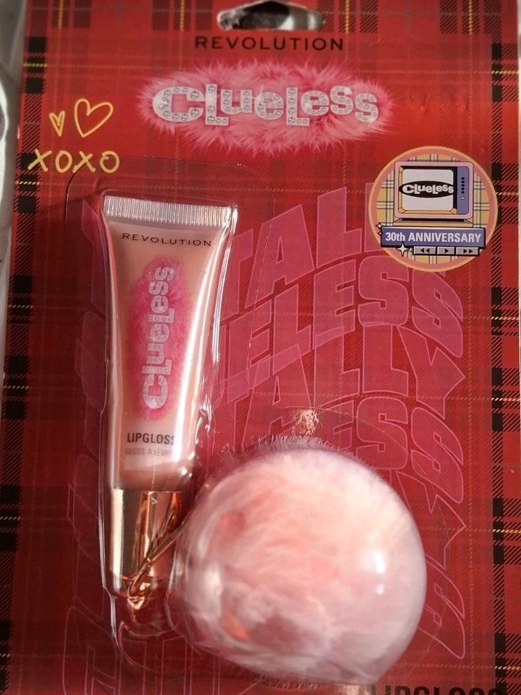 Revolution Clueless 30th Anniversary Lip Makeup Bundle Plumper Gloss Liner