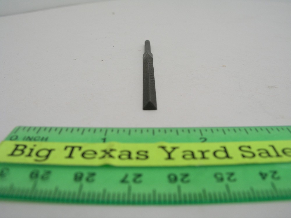 3-1/4" Triangle Machine File #0 Cut Disston USA