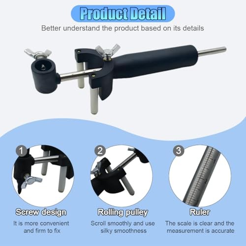 Auto Body Repair Scriber Tool, Adjustable Car Wheel Eyebrow Scriber Plastic