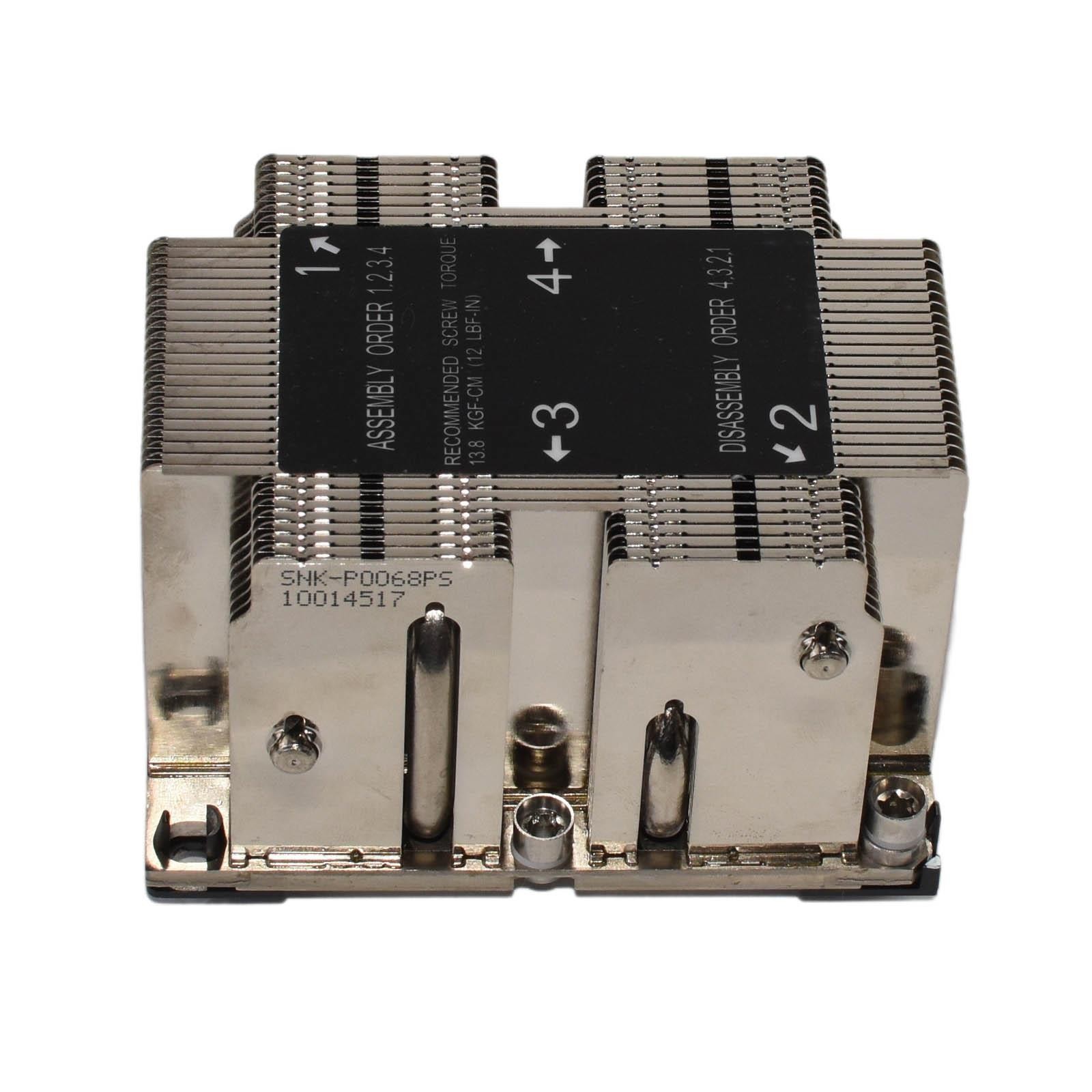 Supermicro SNK-P0068PS LGA3647-0 2U & UP X11 Scalable CPU Heatsink Narrow ILM