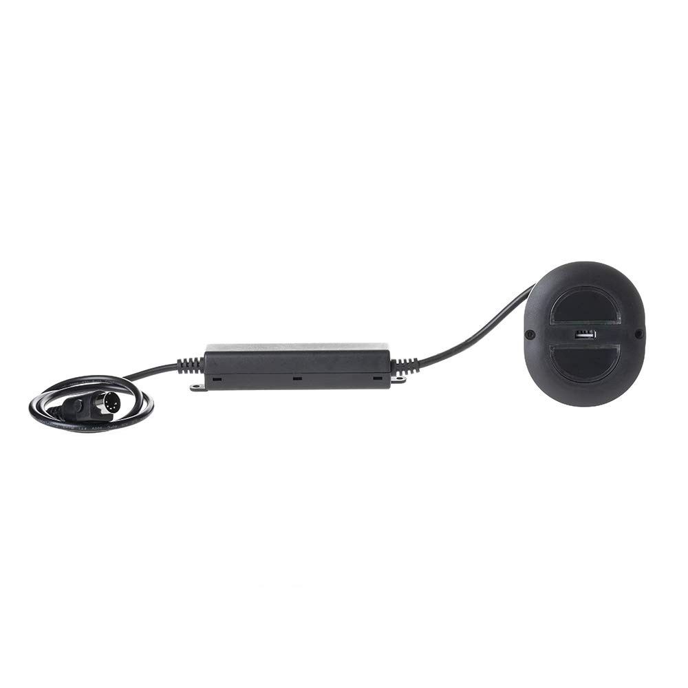 Oval 2 Button 5 Pin Switch Remote Control USB Blue Light Power Recliner