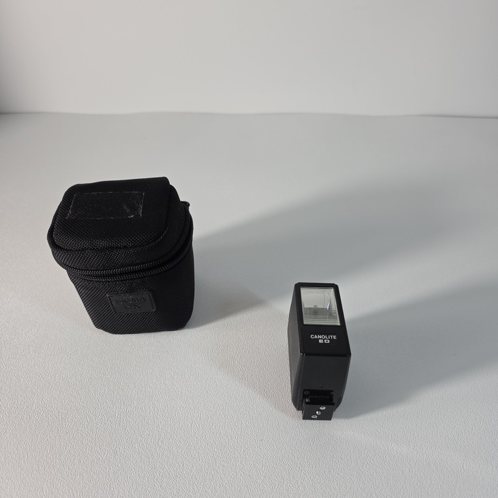Canon Canolite ED Flash With Case Working