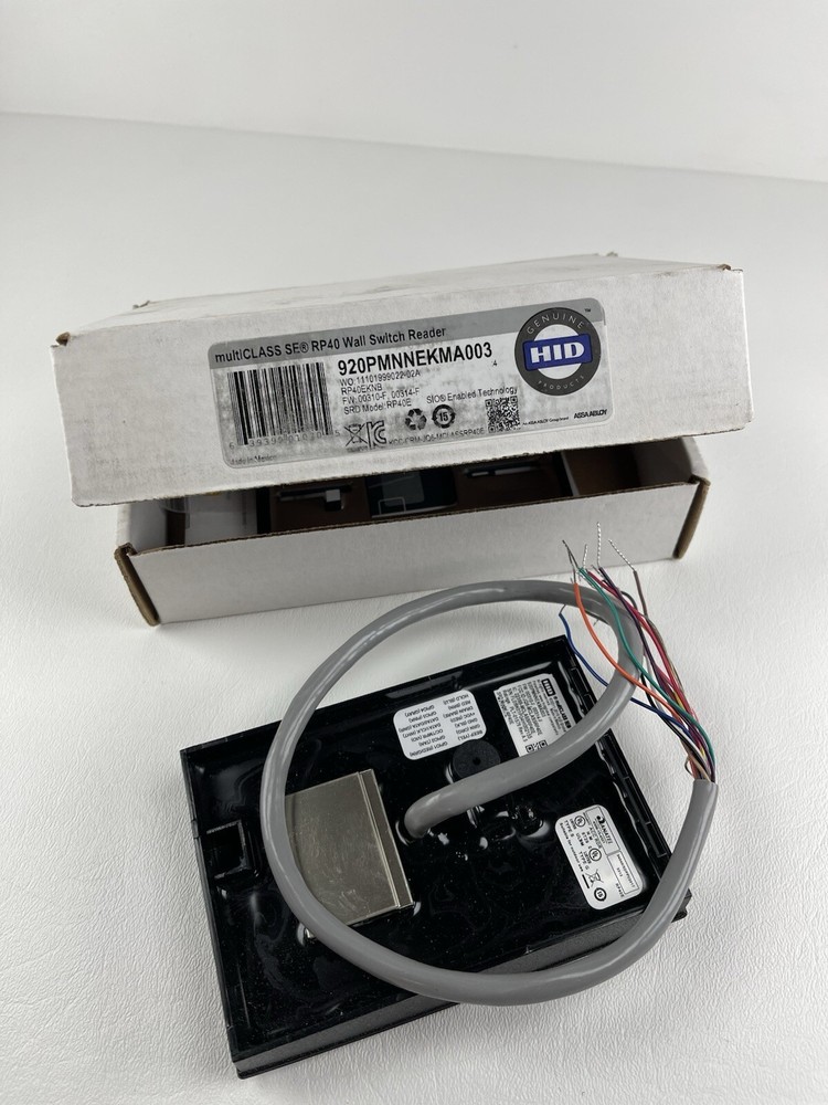 HID 920PMNNEKMA003 RP40 multiCLASS SE Reader WALL SWITCH READER RP40EKNB