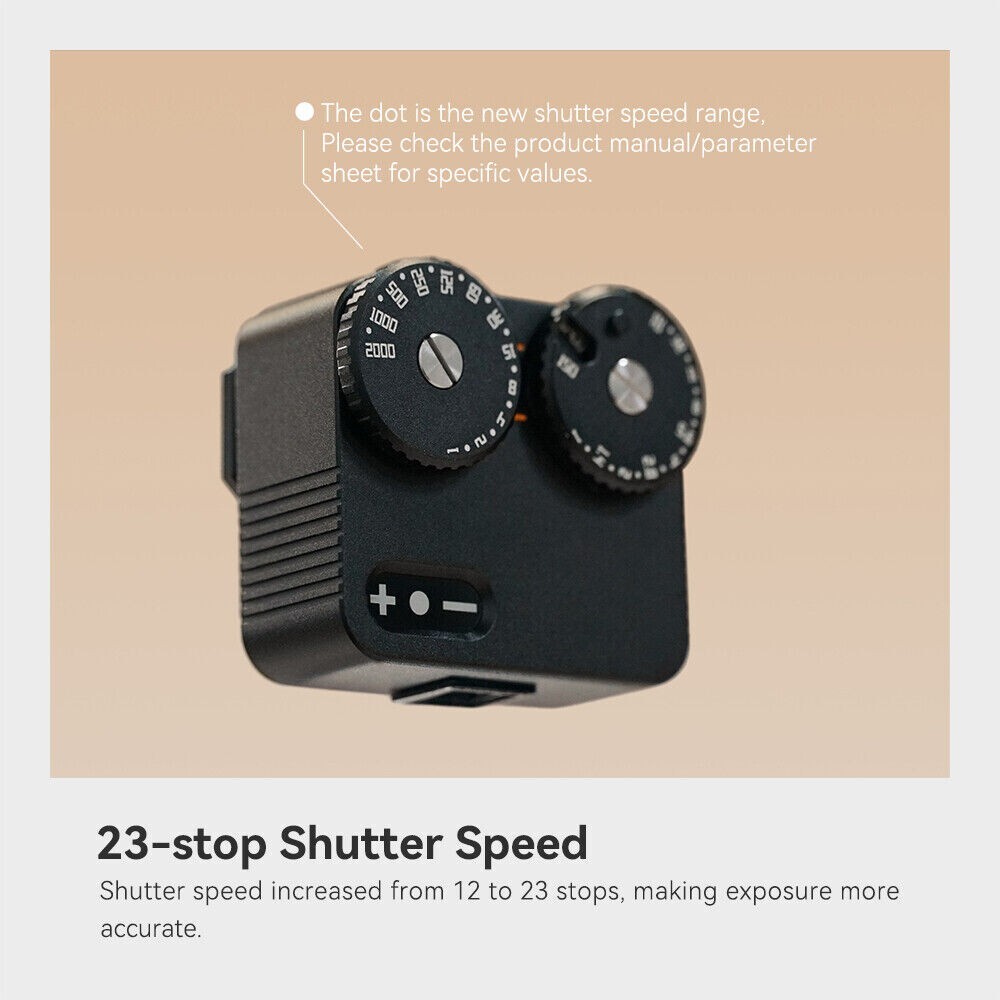 TTArtisan Mini Camera Electronic Light Meter Photometer Set-top 2 Dials Aluminum