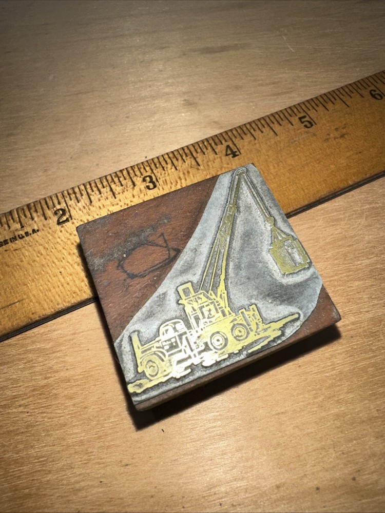 Printing Block ( Old Crane ) Print Block