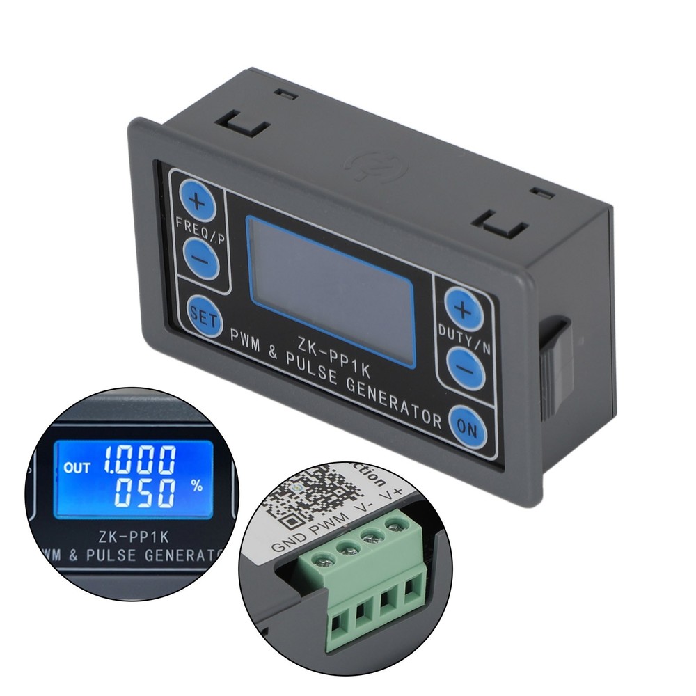 Adjustable PWM Signal Generator Module Pulse Frequency Duty Cycle Square Wave UE