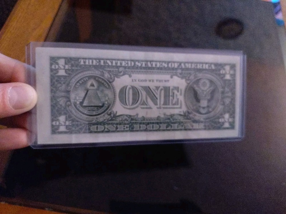 2017 $1 Dollar Bill FRN MISALIGNED/MISCUT STAR NOTE! RARE!