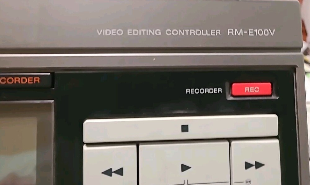 Vintage Sony Video Editing Controller, RM-E100V