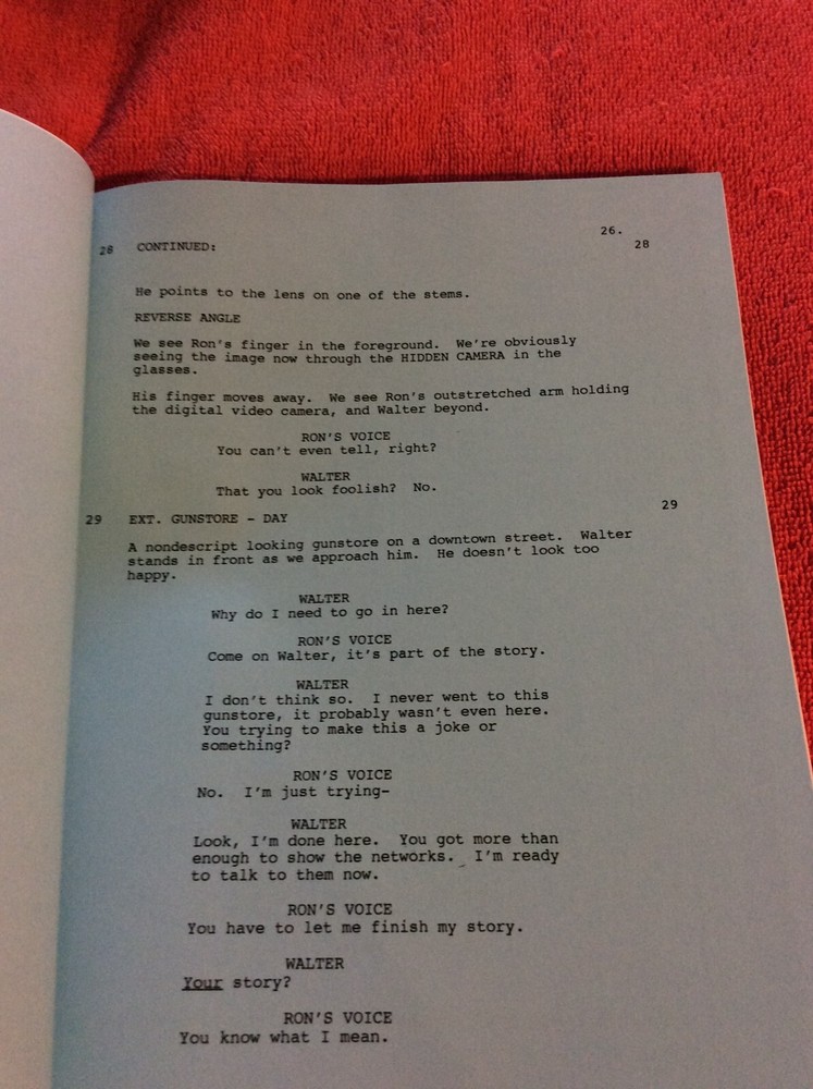 ORIGINAL SCRIPT INTERVIEW WITH THE ASSASSIN RAYMOND J BARRY NEIL BURGER