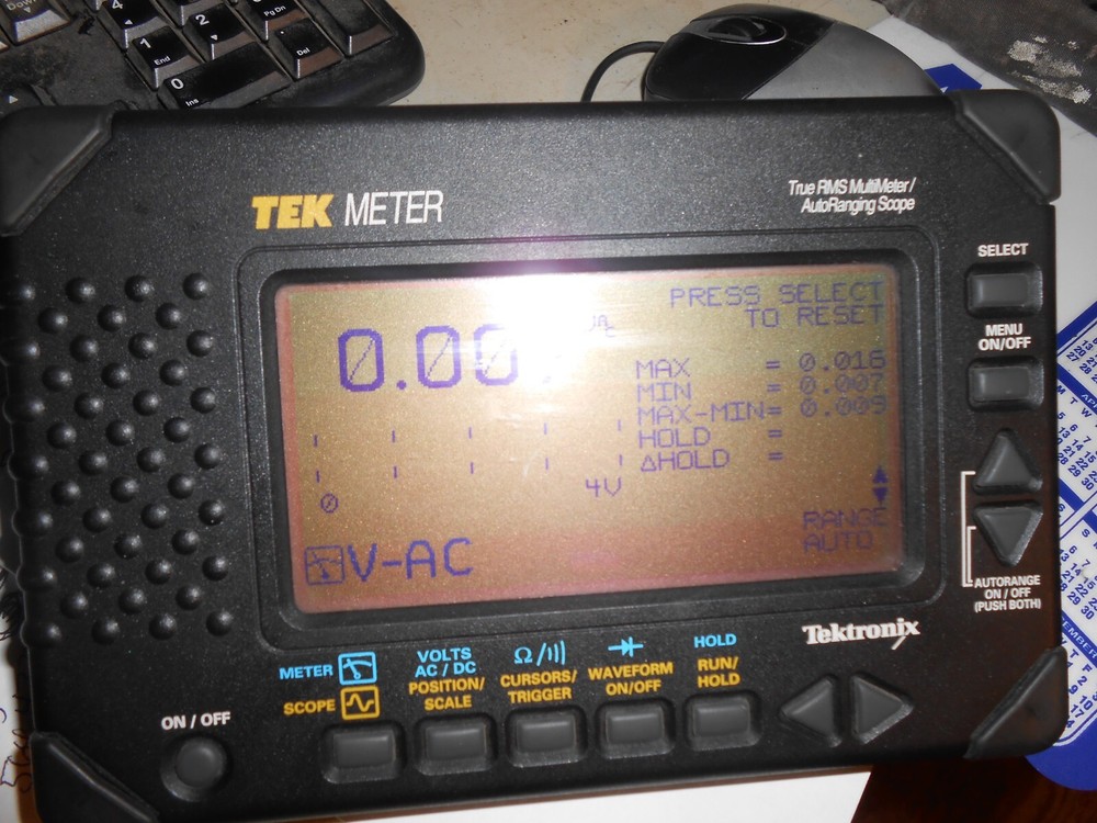 tek true rms multimeter /scope with extras thm565