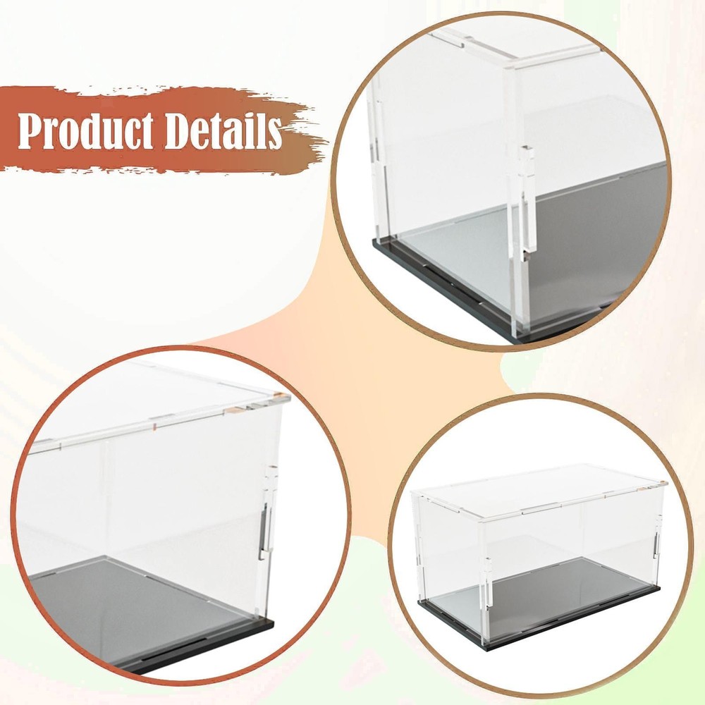Acrylic Model Car Display Case Storage Case Stackable Collector Toy Car Storage
