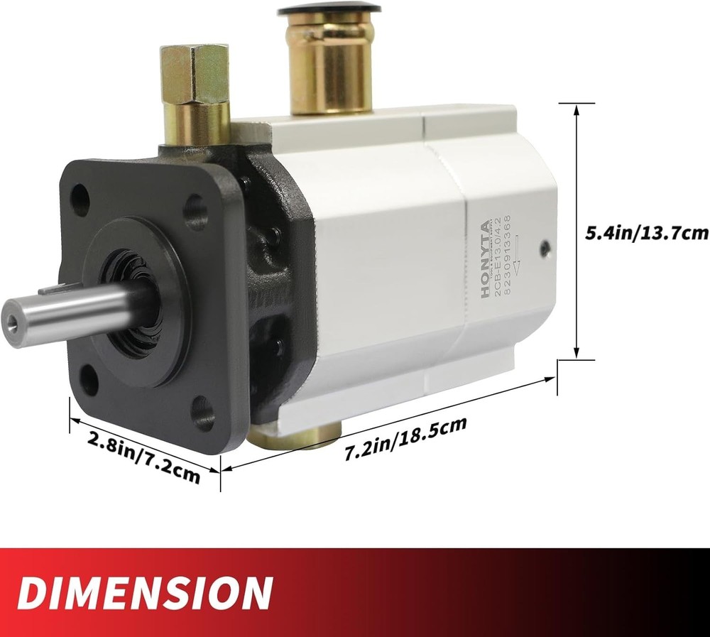 Easy Install Hydraulic Pump for Log Splitters