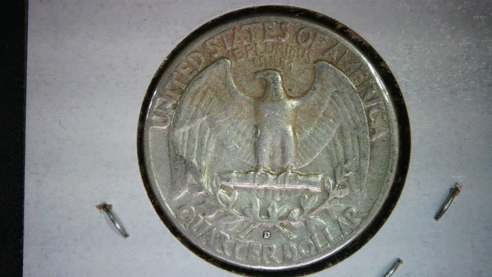 1961-D 90% Silver Washington Quarter