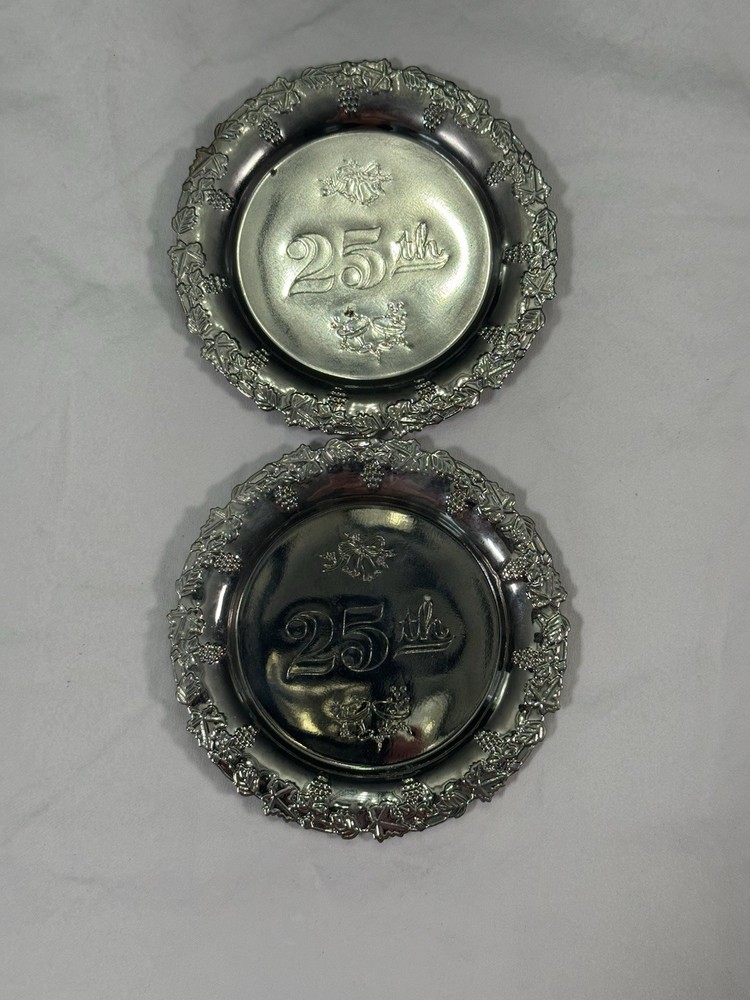 25th Anniversary Serving Set – Tray, Plates, Cake Server