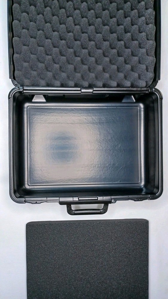 Platt 707 Black Plastic Hard Shell Case Pull Apart Foam Inside
