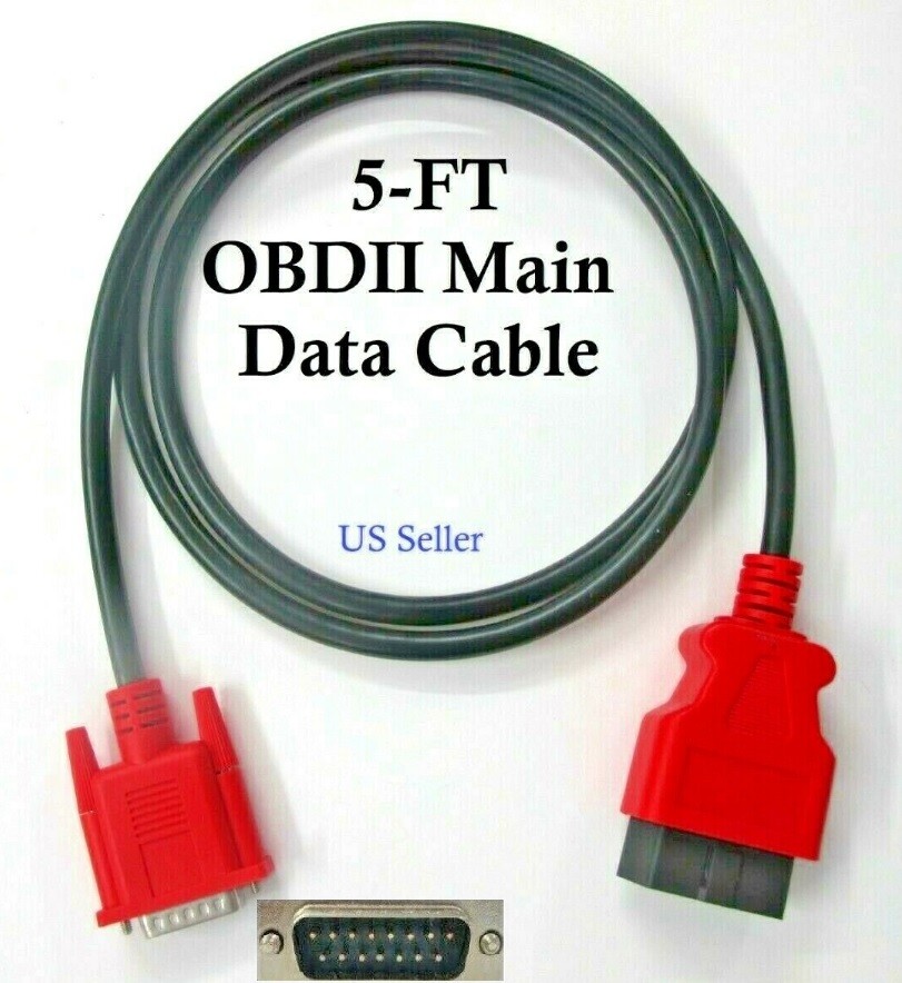 NEW 5FT OBDII OBD2 Cable For XTool A30 Pro and XTool TP150 Scanner Tools