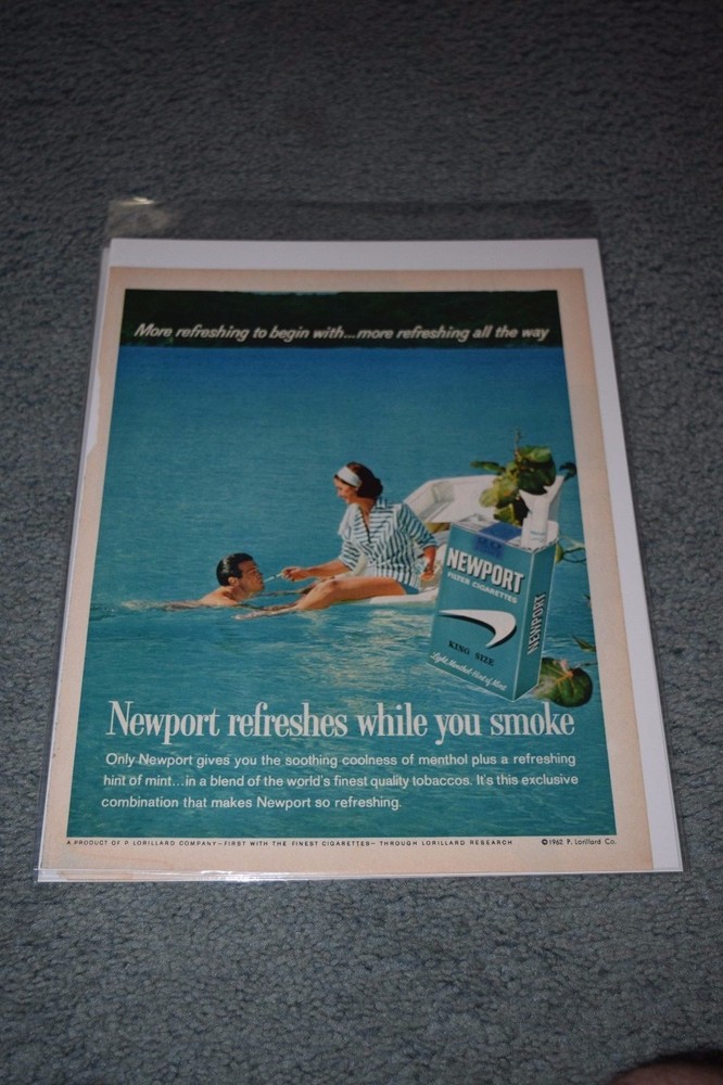 1962 Newport Cigarette Ad