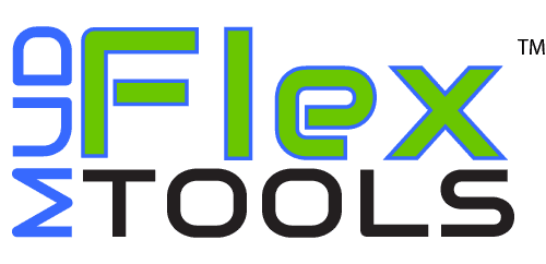 MUDFLEXTOOLS 10.5” Ez Clean Flexible Drywall Mud Pan Soft Silicone Non Stick