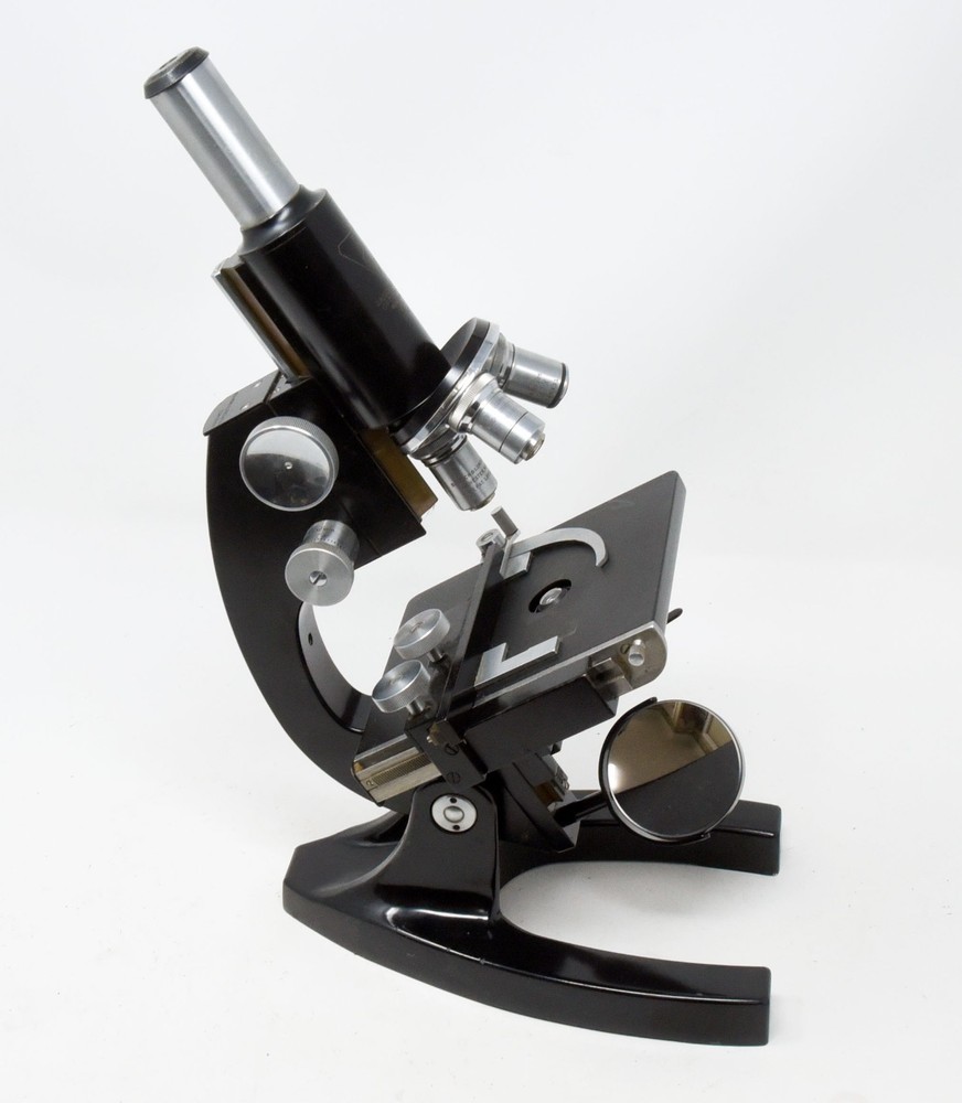 Quality B&L Transmitted Light Microscope 5X &10X Eyepcs 10X 43X & 97X Objective