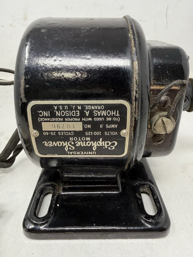 Antique Thomas Edison Ediphone Universal Motor #12467