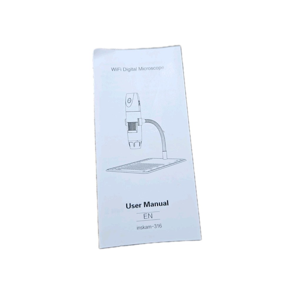 Wireless Digital Microscope 50x-1000x Magnification WiFi Portable