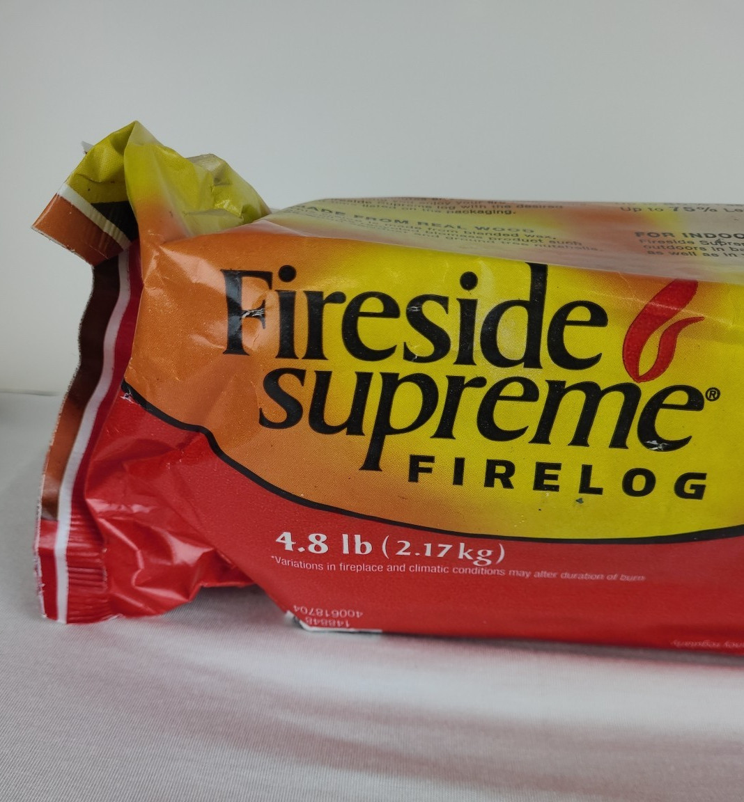 Fireside Supreme Firelog Starter Log 4 Hour Burn 4.8 lb Easy Cleanup Fast Start