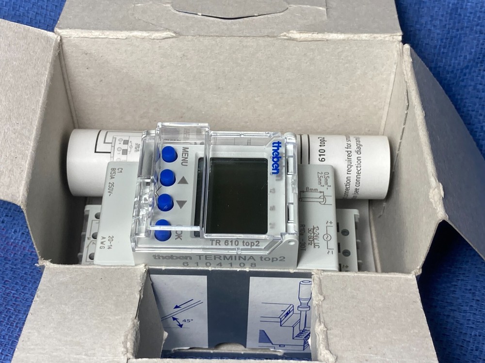 WEEKLY PROGRAM THEBEN 6104108 TIME SWITCH CLOCK OPERATED LIGHT CLIMATE SYSTEM