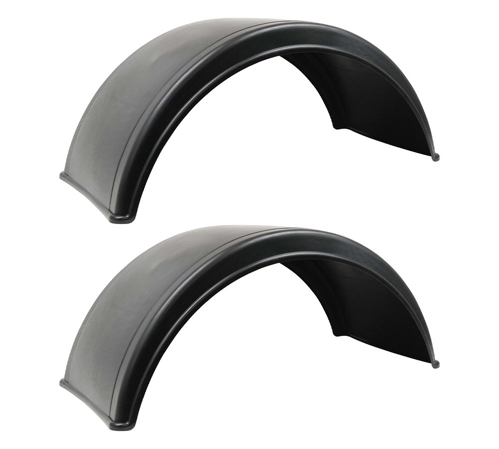 (2 Pack) Smooth Poly Fender for Trucks with 19.5" or larger dual rear wheels