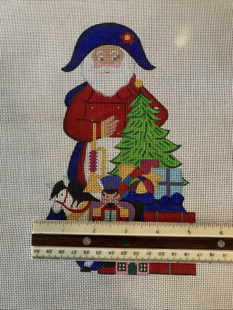 Christopher Radko Needlepoint KIT 18 Mesh Embroidery Christmas Thread, Floss