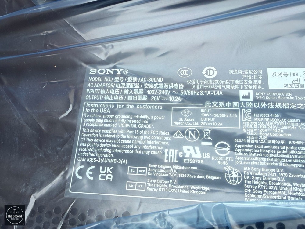 Sony AC-300MD Power Supply / AC Adapter