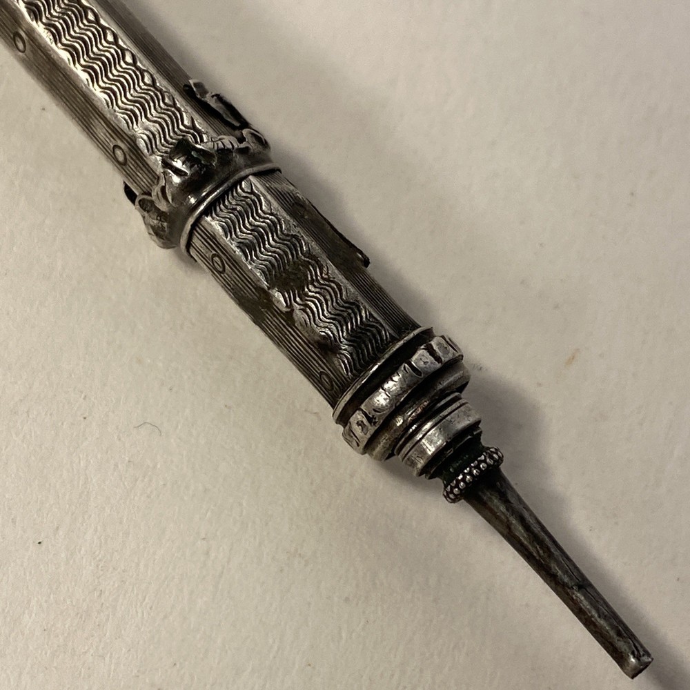 Antique Victorian Telescoping Mechanical Pencil READ
