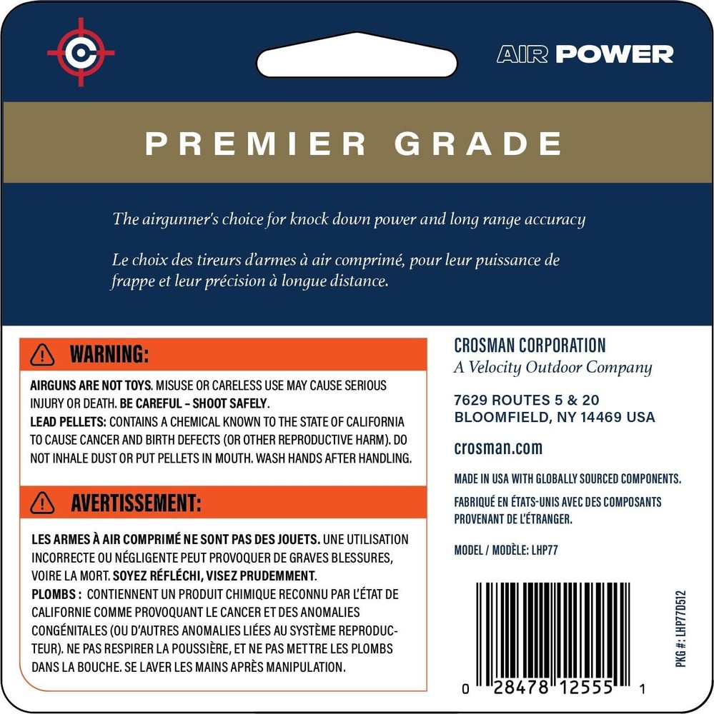 Crosman Premier Lead Pellets (500-Count)