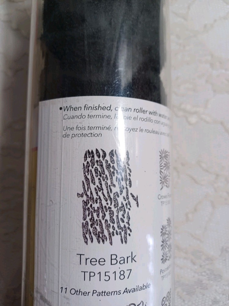 ToolPro Tree Bark Foam Texture Roller Cover Wall Ceiling Surface Room Pattern