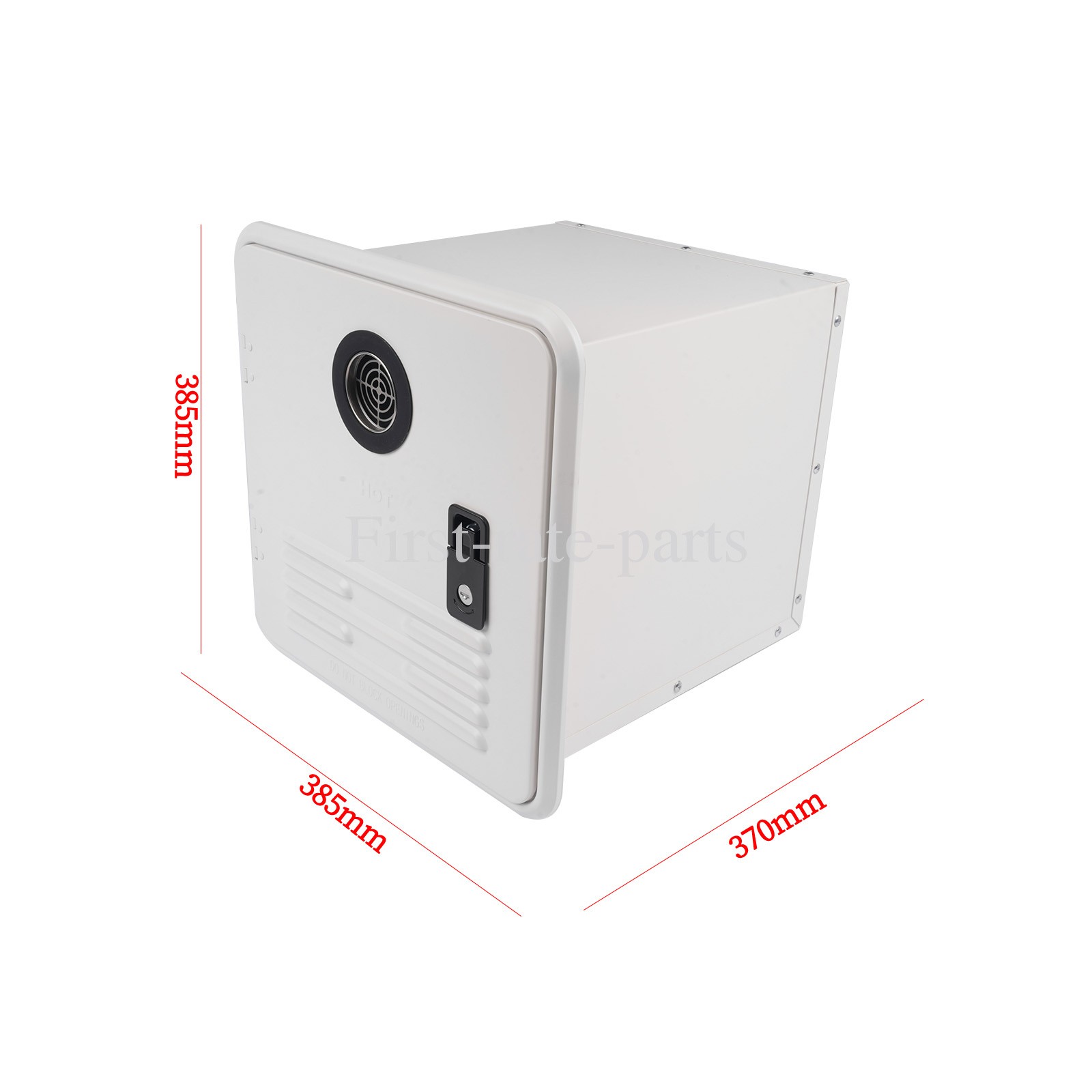 White RV Tankless Water Heater 42000BTU Instant Shower 15x15 in with Controller