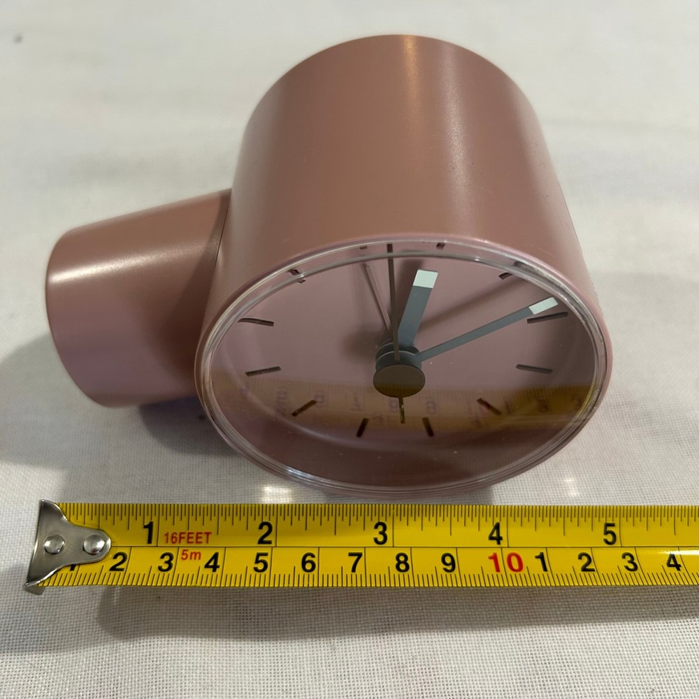 Ikea Bondtolvan Pink Analog Alarm Clock