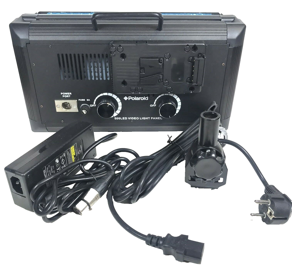 POLAROID LED 500 VIDEO STUDIO DIMMABLE LIGHT PANEL PHOTOGRAPHY
