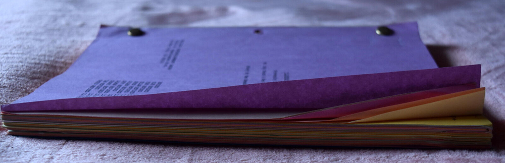 1992 Original Lifepod Revised Draft Screenplay Script Color Pages