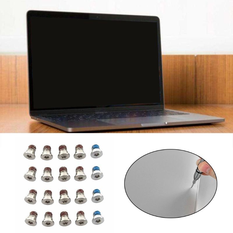 1Sets Replacement Laptop Bottom for Case Screw for Pro Laptop Accessorie