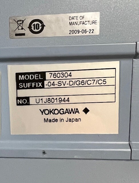 YOKOGAWA WT3000 Digital Power Analyzer with four 30 Amp input elements (760304)