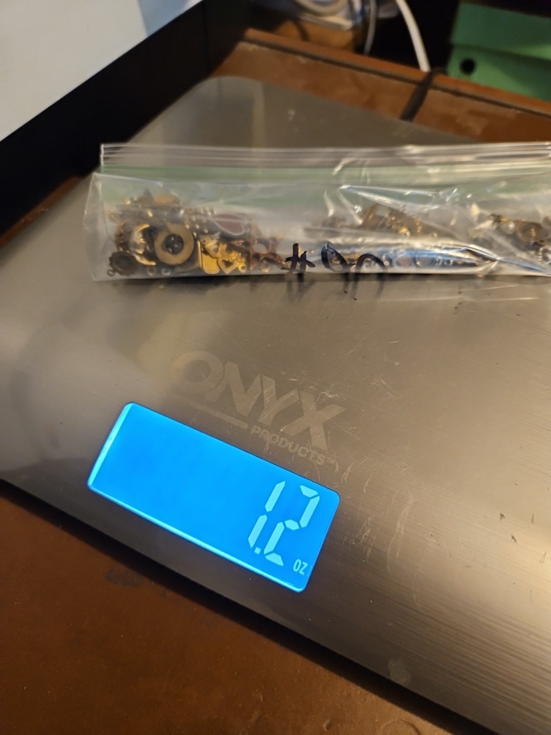 Lot Of 50 Mixed Parts Pcs France Vintage 60s Brass Stampings Findings Jewelry 20