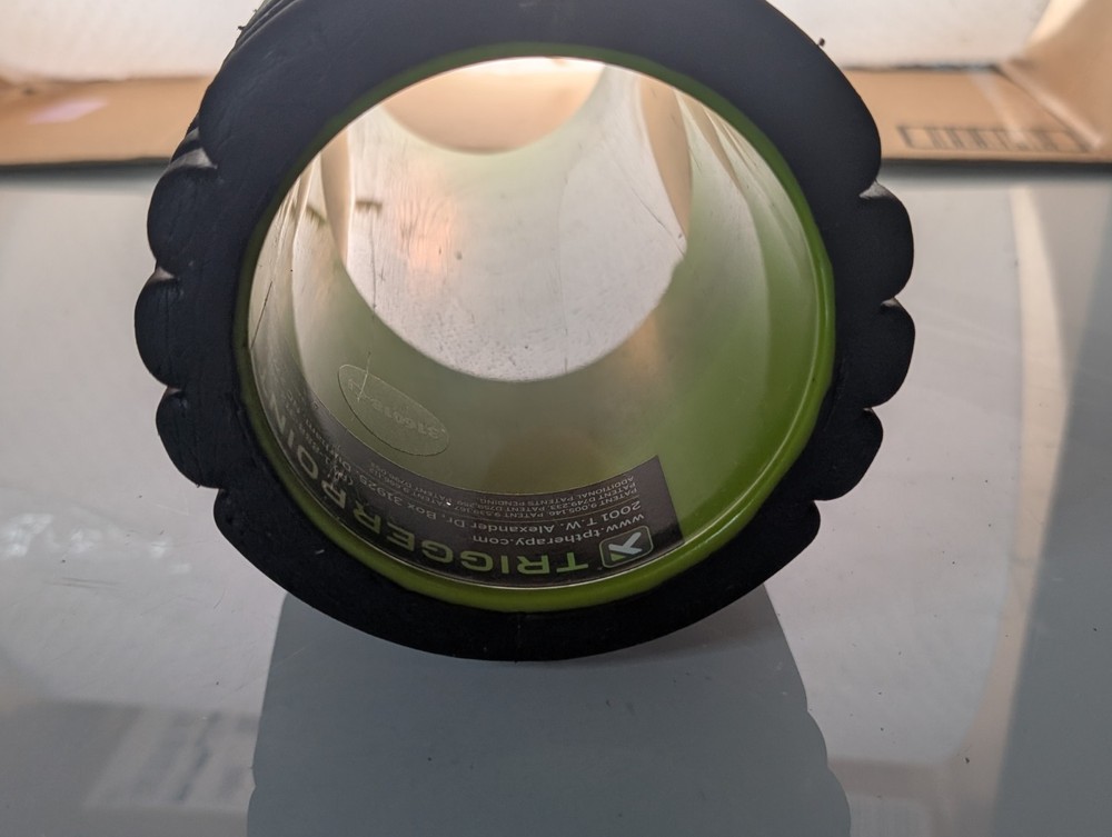 TriggerPoint GRID Foam Roller - Black - Deep Tissue Massage & Recovery - Clean